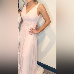 David’s bridal size 4 bridesmaids dress in color PETAL